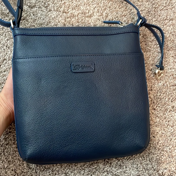 Brighton Straw Messenger Carter embroidered crossbody - Picture 6 of 10